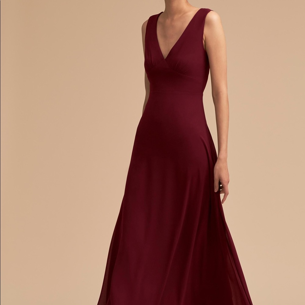 BHLDN Capulet wine gown size S